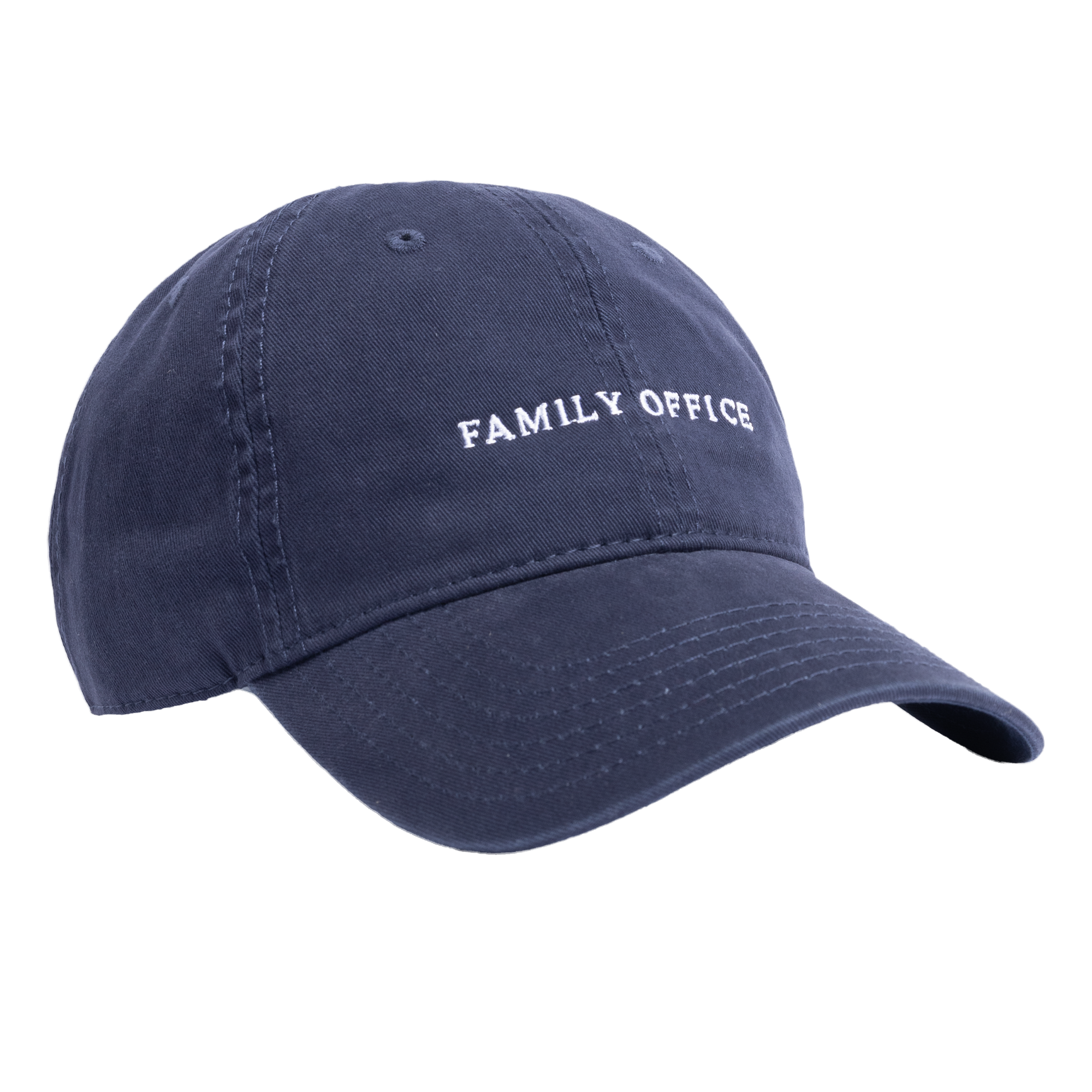 Navy Hat With White Logo